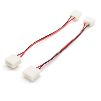 Комплект коннекторов Apeyron Electrics 09-14 (2 клипсы с проводами) для одноцветной светодиодной ленты 12В 10мм IP65 - Светильники - Cветодиодные ленты - . Магазин оборудования для автономного и резервного электропитания Ekosolar.ru в Наро-фоминске
