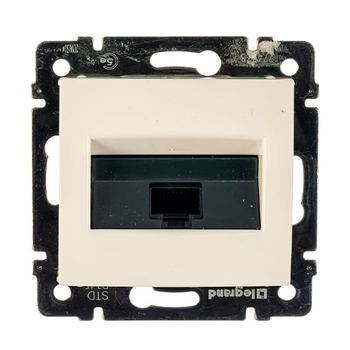 Информационная розетка Legrand Valene RJ45 UTP 5 кат 1 выход б/з белая - Электрика, НВА - Выключатели и розетки - Розетки - . Магазин оборудования для автономного и резервного электропитания Ekosolar.ru в Наро-фоминске