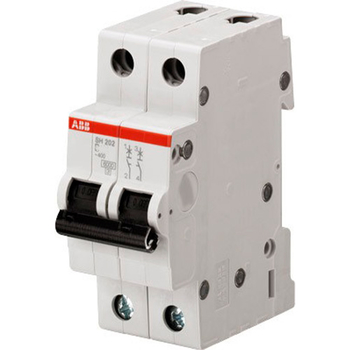 Автоматический выключатель ABB SH202L 2P 16А (С) 4,5kA - Электрика, НВА - Модульное оборудование - Автоматические выключатели - . Магазин оборудования для автономного и резервного электропитания Ekosolar.ru в Наро-фоминске