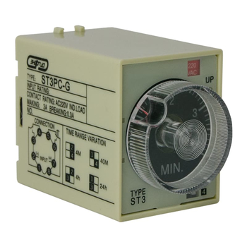 Реле времени 220V ST3PC-G (4-24h) Энергия - Электрика, НВА - Реле, автоматизация и управление - Реле времени - . Магазин оборудования для автономного и резервного электропитания Ekosolar.ru в Наро-фоминске