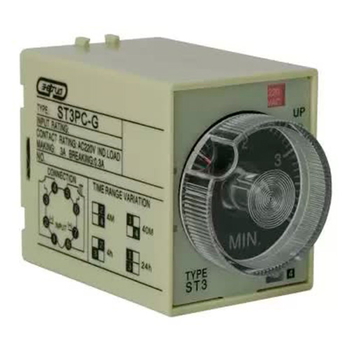 Реле времени 220V ST3PC-G (0.5-4min/40min/4h/24h) Энергия - Электрика, НВА - Реле, автоматизация и управление - Реле времени - . Магазин оборудования для автономного и резервного электропитания Ekosolar.ru в Наро-фоминске
