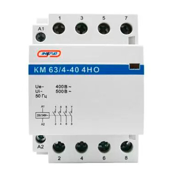 Модульный контактор КМ63/4P 40A 4НО Энергия - Электрика, НВА - Коммутационное оборудование - Контакторы - . Магазин оборудования для автономного и резервного электропитания Ekosolar.ru в Наро-фоминске