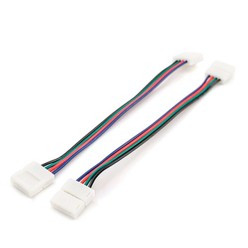 Комплект коннекторов Apeyron Electrics 09-12 (2 клипсы с проводами) для RGB-светодиодной ленты 12В IP20 10 мм - Светильники - Cветодиодные ленты - . Магазин оборудования для автономного и резервного электропитания Ekosolar.ru в Наро-фоминске