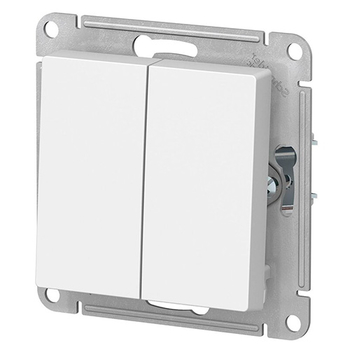 Выключатель Schneider Electric AtlasDesign 2-клавишный сх.5, 10АХ, белый, механизм - Электрика, НВА - Выключатели и розетки - Выключатели - . Магазин оборудования для автономного и резервного электропитания Ekosolar.ru в Наро-фоминске