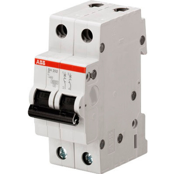 Автоматический выключатель ABB SH202L 2P 25А (С) 4,5kA - Электрика, НВА - Модульное оборудование - Автоматические выключатели - . Магазин оборудования для автономного и резервного электропитания Ekosolar.ru в Наро-фоминске