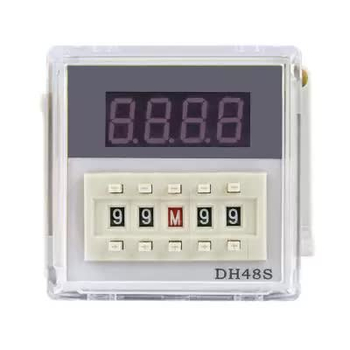 Реле времени цифровое 220V DH48S-2Z AC Энергия - Электрика, НВА - Реле, автоматизация и управление - Реле времени - . Магазин оборудования для автономного и резервного электропитания Ekosolar.ru в Наро-фоминске