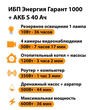 ИБП Энергия Гарант 1000 + Аккумулятор S 40 Ач - 12В (600Вт - 36мин) - ИБП и АКБ - ИБП для котлов - . Магазин оборудования для автономного и резервного электропитания Ekosolar.ru в Наро-фоминске