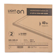 Панель ультратонкая светодиодная LightPhenomenON LT-UTP-02-IP40-40W-6500К 4E комплект с драйвером - Светильники - Для общественных зданий - . Магазин оборудования для автономного и резервного электропитания Ekosolar.ru в Наро-фоминске