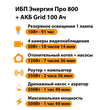 ИБП для котла Энергия Про 800 + Аккумулятор Grid 100 Ah 12 v (500Вт - 109мин) - ИБП и АКБ - ИБП для котлов - . Магазин оборудования для автономного и резервного электропитания Ekosolar.ru в Наро-фоминске